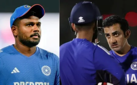 வலைப்பயிற்சியில் சஞ்சு சாம்சனுக்கு நேர்ந்த சோகம்: கம்பீர் சொன்ன விஷயம்.... பயிற்சியில் திடீர் திருப்பம்!