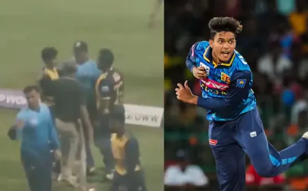 சோகத்தில் முடிந்த வெற்றி ... இலங்கை வீரர் துனித் வெல்லாலகேவின் தந்தை மறைவு!