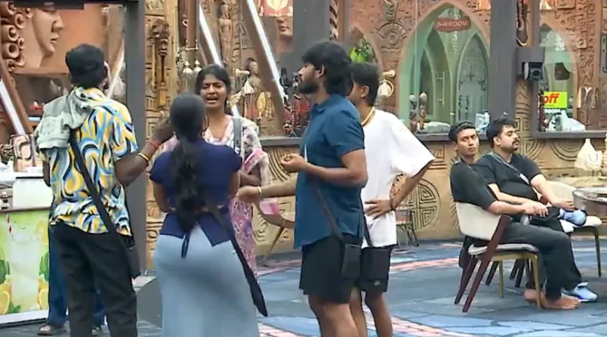 பிக்பாஸ் தமிழ் சீசன் 9: "உங்களுக்கு ரூல்ஸ் தெரியல... நீ அவளுக்கு கூஜா தான தூக்குற" - பெரும் பிரளயத்தில் பிக்பாஸ் வீடு!