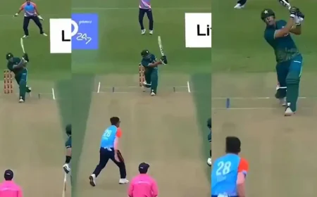 6 பந்தில் 6 சிக்ஸர்.. 12 பந்தில் 67 ரன்கள் குவித்து அசத்தல் வெற்றி!