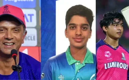 U19 அணித் தேர்வு சர்ச்சை: டிராவிட் மகனுக்கு வாய்ப்பு; வைபவ் புறக்கணிப்பு?  பிசிசிஐயின் விளக்கம்!