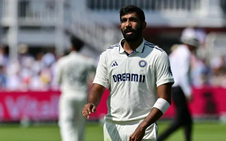 டாப் 10 விக்கெட் வேட்டையாளர்கள் பட்டியலை நோக்கி முன்னேறும் பும்ரா – ஸ்ரீநாத்தின் சாதனைக்கு 5 விக்கெட் மட்டும்!