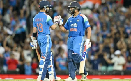 தென்னாப்பிரிக்கா ODI தொடர்: வரலாற்று சாதனை படைக்கவுள்ள ரோஹித்-கோலி ஜோடி