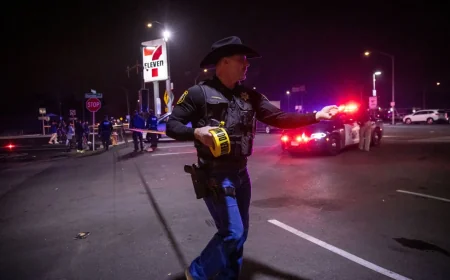 கலிபோர்னியாவில் குழந்தையின் பிறந்தநாள் விழாவில் துப்பாக்கிச் சூடு – 4 பேர் உயிரிழப்பு