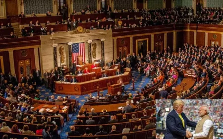 இந்தியா மீது விதிக்கப்பட்ட 50% இறக்குமதி வரியை ரத்து செய்ய அமெரிக்க நாடாளுமன்றத்தில் தீர்மானம் தாக்கல்