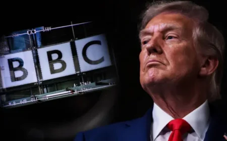 பிபிசிக்கு எதிராக $5 பில்லியன் கேட்டு டிரம்ப் அவதூறு வழக்கு