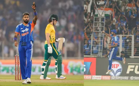 தென் ஆப்பிரிக்காவை 30 ரன்கள் வித்தியாசத்தில் வீழ்த்தி T20 தொடரை கைப்பற்றியது இந்தியா!