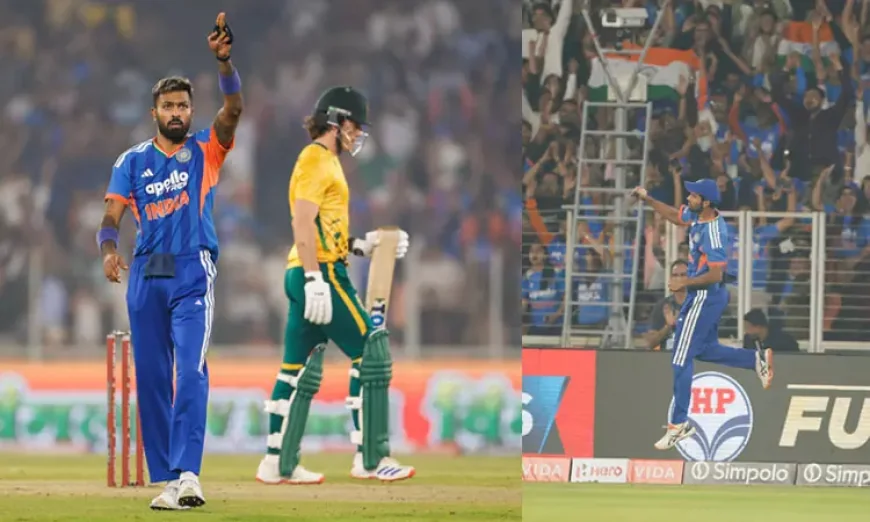 தென் ஆப்பிரிக்காவை 30 ரன்கள் வித்தியாசத்தில் வீழ்த்தி T20 தொடரை கைப்பற்றியது இந்தியா!