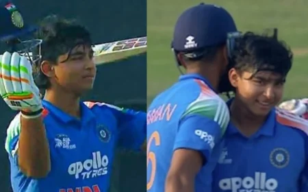 24 பந்துகளில் 10 சிக்சர்கள்! 14 வயது வைபவ் சூர்யவன்ஷி அதிரடியால் கலங்க வைத்த இந்தியா