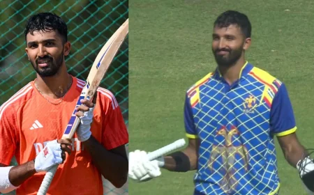 விஜய் ஹசாரே டிராபியில் வரலாறு படைத்த முதல் வீரர்... மூன்று சீசன்களில் 600+ ரன்கள்!