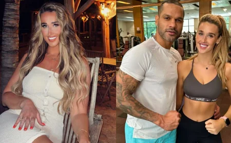 ஷிகர் தவானுக்கு பிப்ரவரியில் இரண்டாம் திருமணம்! காதலி சோஃபி ஷைன் யார் தெரியுமா?