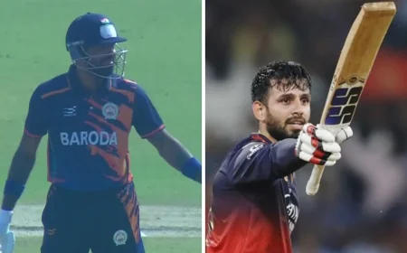ஹர்திக் பாண்டியா மீண்டும் அதிரடி: 31 பந்துகளில் 75 ரன்கள், 9 சிக்ஸர்களுடன் விஜய் ஹசாரே கோப்பையில் தன்னை நிரூபித்தார்