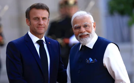 பிரான்ஸ் அதிபர் இம்மானுவேல் மேக்ரான் பிப்ரவரியில் இந்தியா வருகிறார்