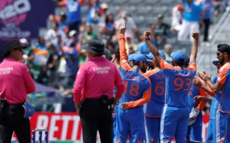 இந்தியா – பாகிஸ்தான் மோதும் உலகக்கோப்பை போட்டி: அம்பயர்கள் அறிவிப்பு… ஐசிசி அறிக்கை