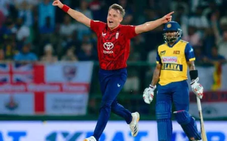 டி20 தொடரின் முதல் போட்டி: மழையால் பாதிக்கப்பட்ட ஆட்டத்தில் இலங்கை அணியை வீழ்த்தி இங்கிலாந்து வெற்றி