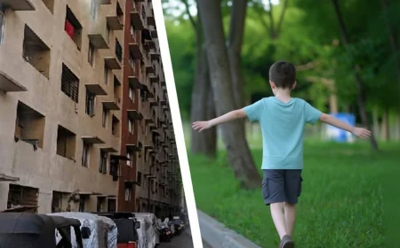 அடுக்குமாடியில் இருந்து விழுந்த சீமெந்து கலவை; 7 வயது சிறுவன் காயம்: கொழும்பில் அதிர்ச்சி சம்பவம்