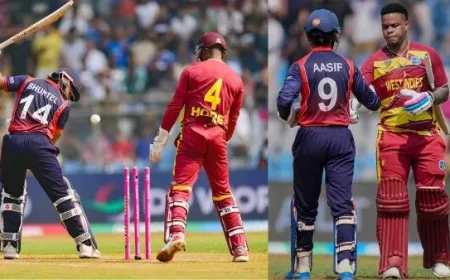 WI vs NEP: நேபாளத்தை நசுக்கிய வெஸ்ட் இண்டீஸ் – சூப்பர் 8க்கு தகுதி பெற்ற முதல் அணி!