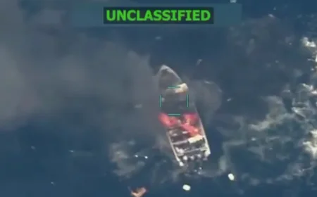 கரீபியன் கடலில் அமெரிக்கா அதிரடி: போதைப்பொருள் கடத்தல் படகு தகர்ப்பு - 3 பேர் பலி!