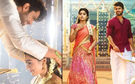 இரண்டாவது முறை நடந்த ராஷ்மிகா மந்தனா – விஜய் தேவரகொண்டா திருமணம்: கண்கள் கலங்கிய ஜோடி