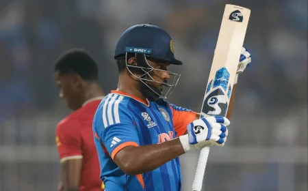 சாம்சன் 'சரவெடி': வெஸ்ட் இண்டீஸை வீழ்த்தி அரையிறுதிக்கு கம்பீரமாக முன்னேறியது இந்தியா!