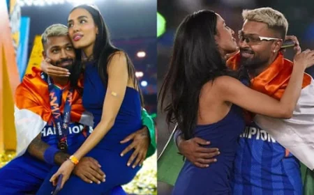 அத்துமீறிய ஹர்திக் பாண்டியா.. காதலியுடன் மைதானத்திலே படுத்து ரொமன்ஸ்.. ரசிகர்கள் கண்டனம்