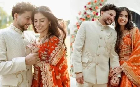 நீண்ட நாள் காதலியை மணந்த இந்திய கிரிக்கெட் வீரர் குல்தீப் யாதவ் – முசோரியில் கோலாகல திருமணம்