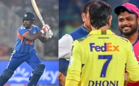 சிஎஸ்கே அணியின் துணை கேப்டனாக சஞ்சு சாம்சன் வர வாய்ப்பு – அனில் கும்ப்ளே கணிப்பு