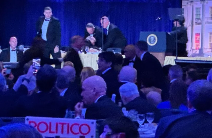 வெள்ளை மாளிகை நிருபர்கள் விருந்தில் துப்பாக்கிச் சத்தம் – டிரம்ப் அவசரமாக வெளியேற்றம்