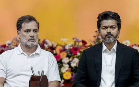 சோனியா - ராகுல் சந்திப்பு ரத்து.. டெல்லியில் இருந்து சென்னை திரும்பிய விஜய்