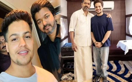 விஜய் செல்லுமிடமெல்லாம் இருக்கும் இந்த பையன் யார் தெரியுமா?