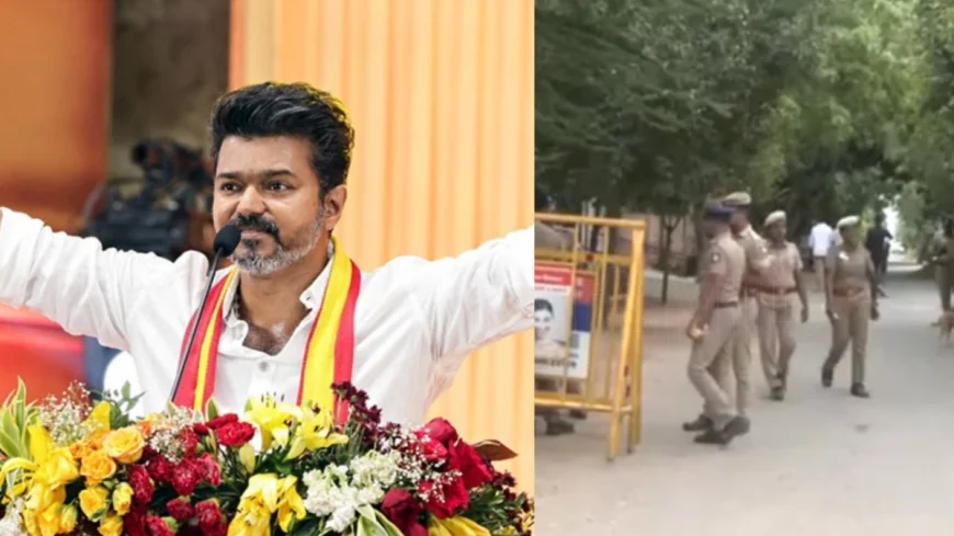 தவெக முன்னிலை: விஜய் நீலாங்கரை இல்லத்தில் பாதுகாப்பு பலப்படுத்தப்பட்டது
