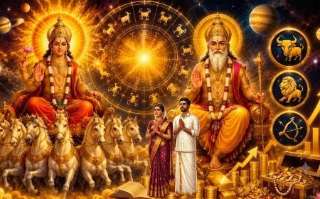 குரு–சூரிய சேர்க்கையால் உருவான மகாலட்சுமி ராஜயோகம்: ஆடி மாதத்தில் இந்த 3 ராசிகளுக்கு பணவரவும் அதிர்ஷ்டமும் அதிகரிக்கும்!