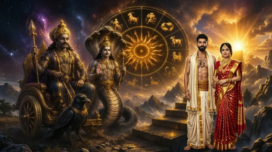 சனி-கேது ஷடாஷ்டக யோகம்:அதிர்ஷ்டம் பெறும் 3 ராசிகள் இவங்கள்தான்!  - உங்க ராசி இதுல இருக்கா?
