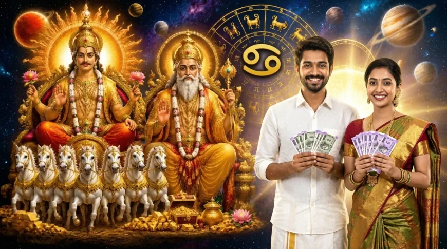 ஆடி மாத ராசிபலன் 2026: குரு-சூரியன் இணைவால் அதிர்ஷ்டம் பெறும் 5 ராசிகள்... தொழில், பணவரவு, சொத்து யோகம் யாருக்கு?