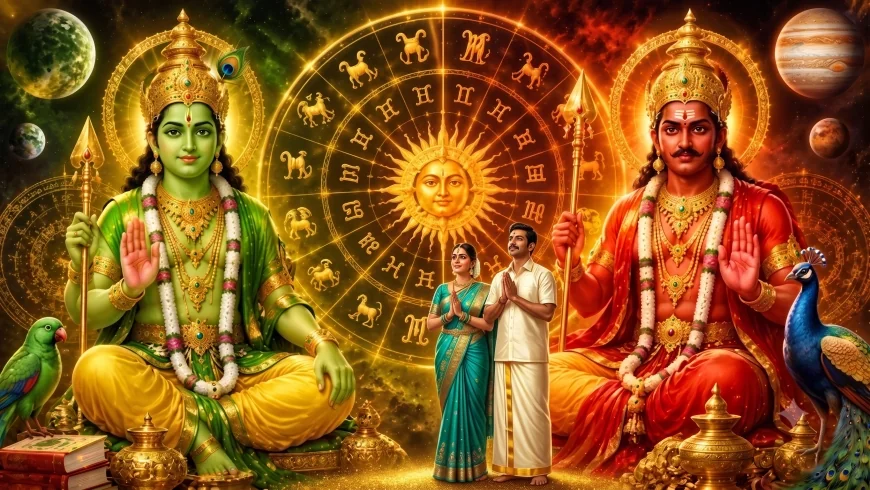 புதன்-செவ்வாய் யோகத்தால்: பணம், தொழில் வளர்ச்சி பெறப்போகும் 4 ராசிகள்... உங்க ராசி என்ன?