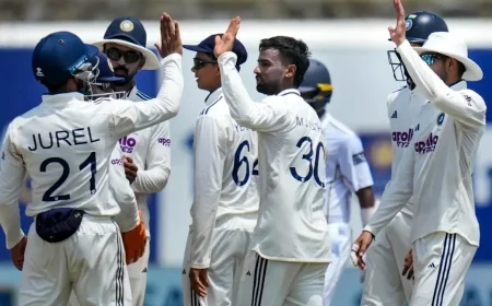 இலங்கை டெஸ்டில் மனவ் சுதார் அசத்தல்: 93 ஆண்டு பழைய சாதனையை சமன் செய்த இளம் சுழற்பந்து வீச்சாளர்!
