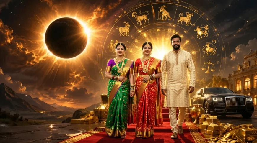 நாளை சூரிய கிரகணம்: இந்த 3 ராசிகளுக்கு ராஜ யோகம் காத்திருக்கிறது... உங்க ராசி இதுல இருக்கா?