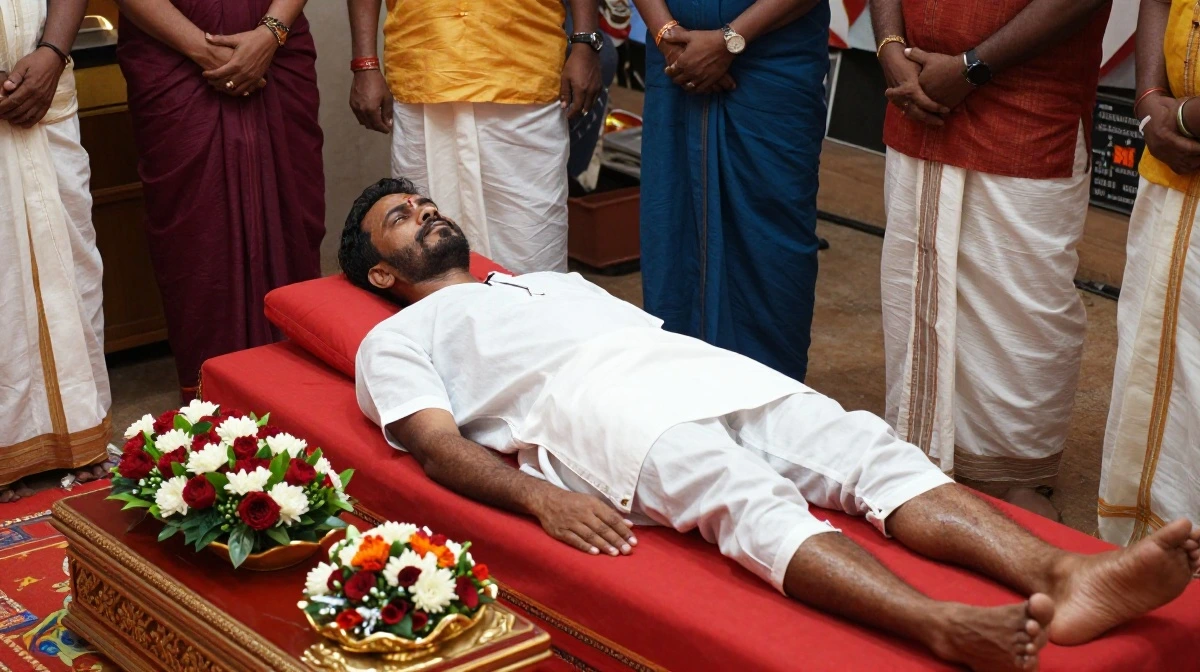 இறந்துவிட்டதாகக் கருதி இறுதிச்சடங்கு செய்யப்பட்ட நபர் இரண்டு மாதங்களின் பின் உயிருடன் மீண்ட விநோதம்